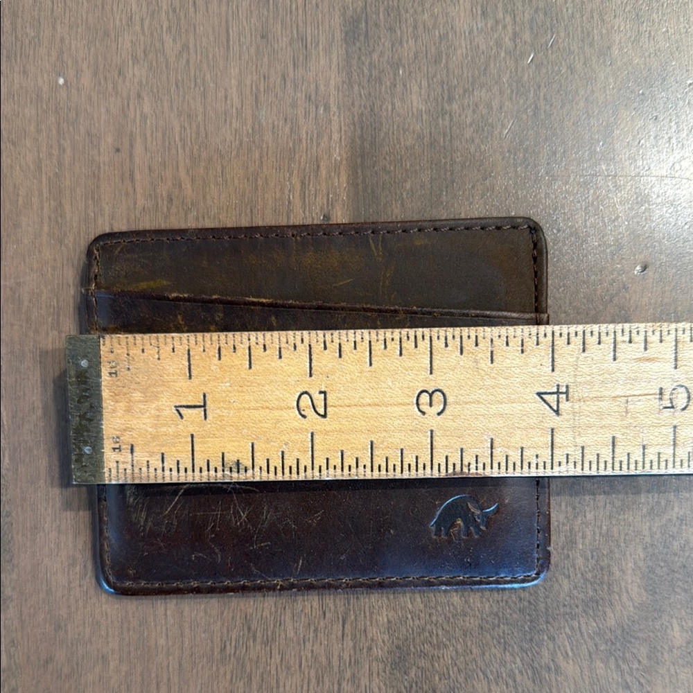 Bullstrap Men's Brown Leather The Card Holder Wallet - Picture 3 of 10